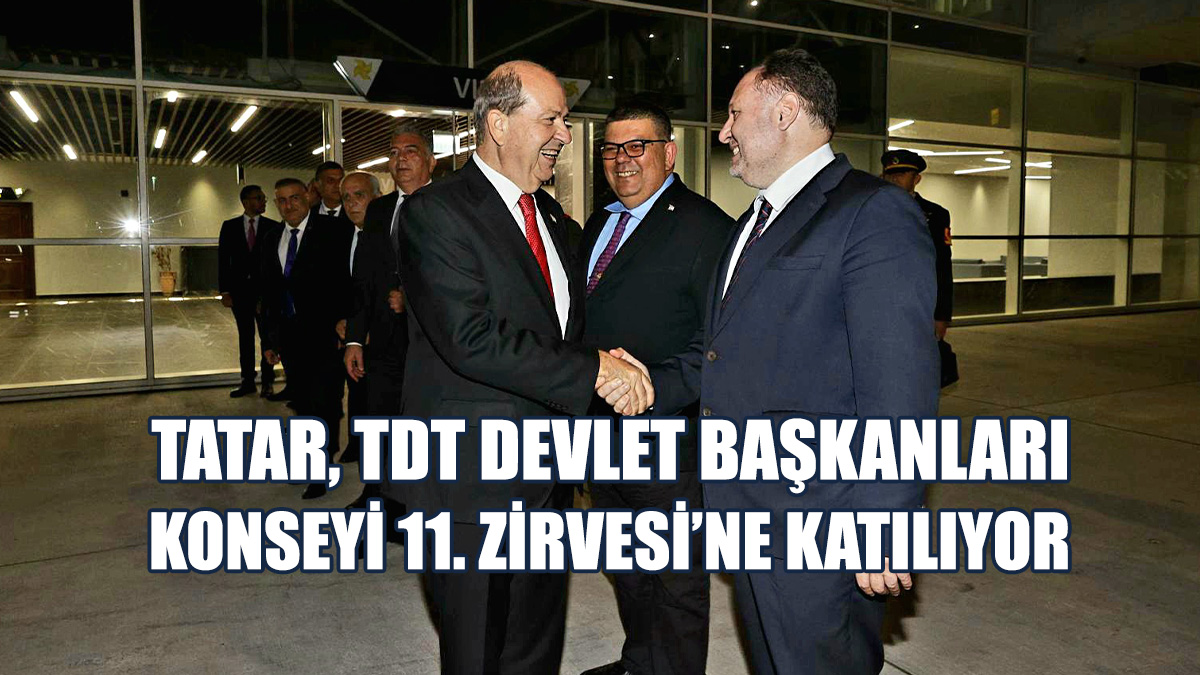 Cumhurbaşkanı Ersin Tatar, Kırgızistan’a Vardı