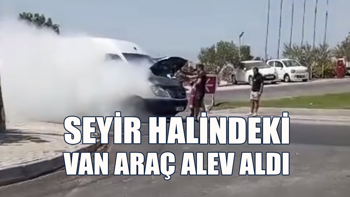 Dikmen'de Araç Yangını