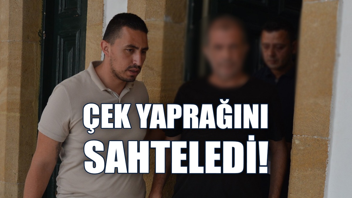 “Çek Sahteleme Ve Tedavüle Sürme” Suçlarından Mahkemeye Çıkarıldı