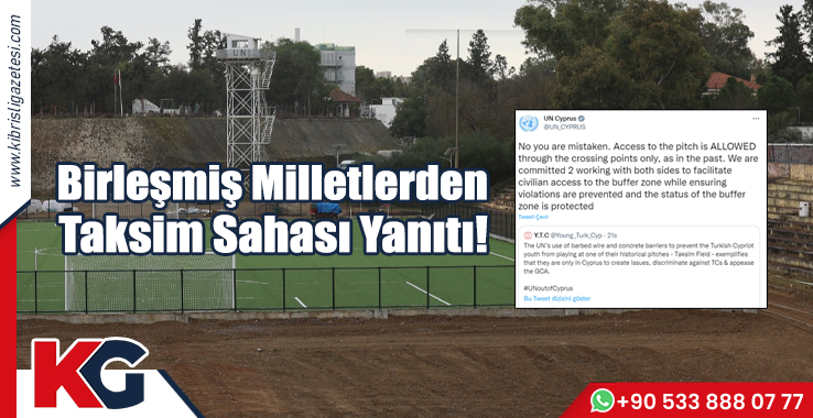Birleşmiş Milletlerden Taksim Sahası Yanıtı!