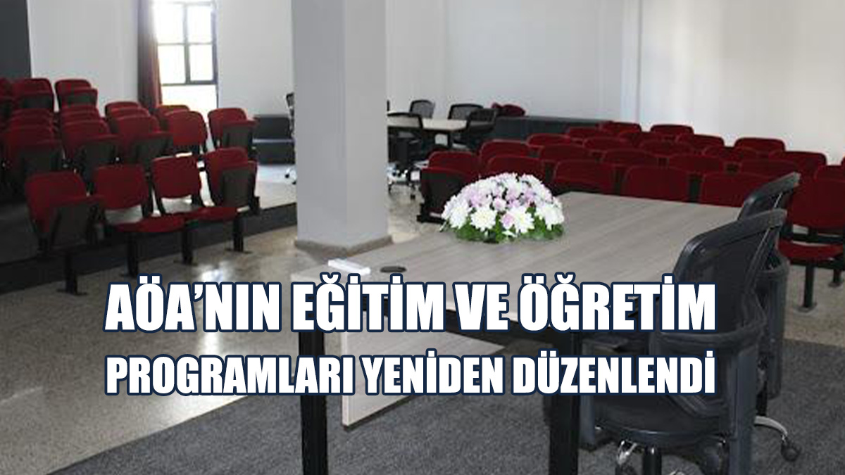 AÖA Yeniden Yapılanma Projesi Birçok Alanda Yenilenme Öngörüyor