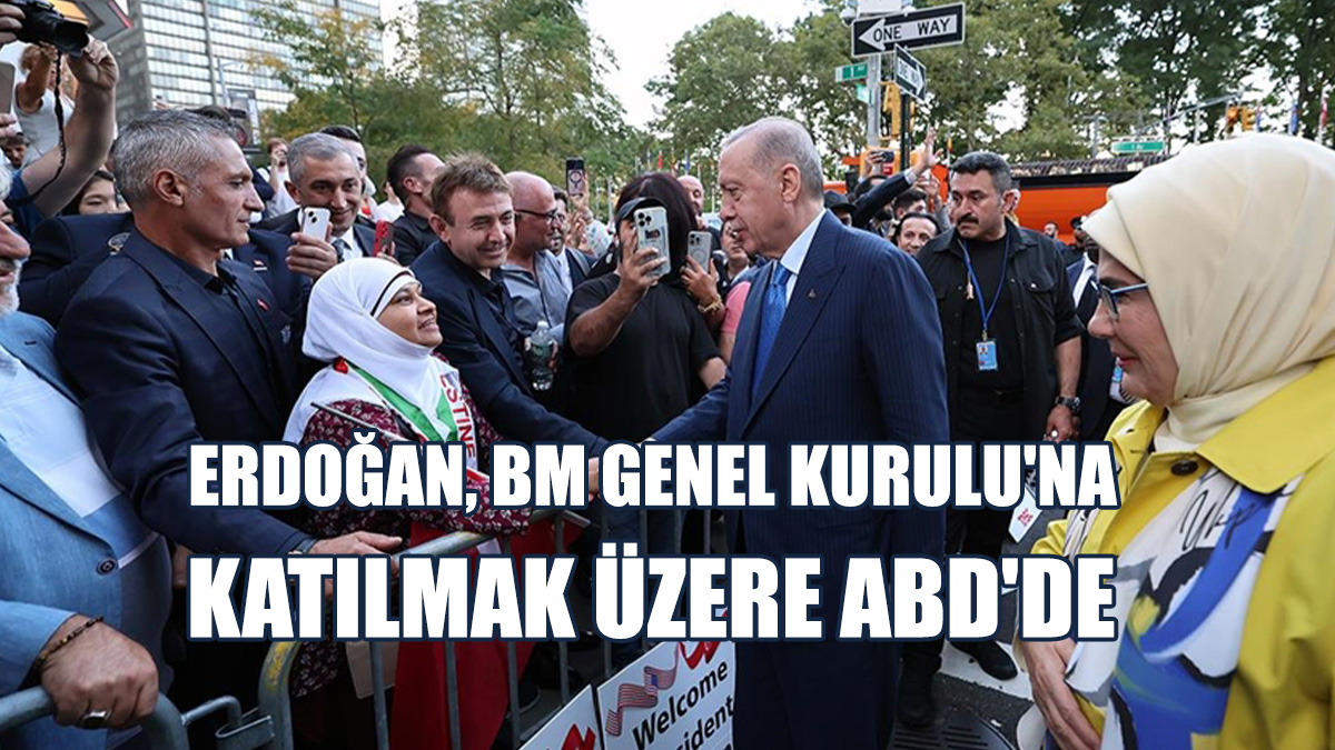 Erdoğan, ABD'deki Türkevi Girişinde Sevgi Gösterileriyle Karşılandı