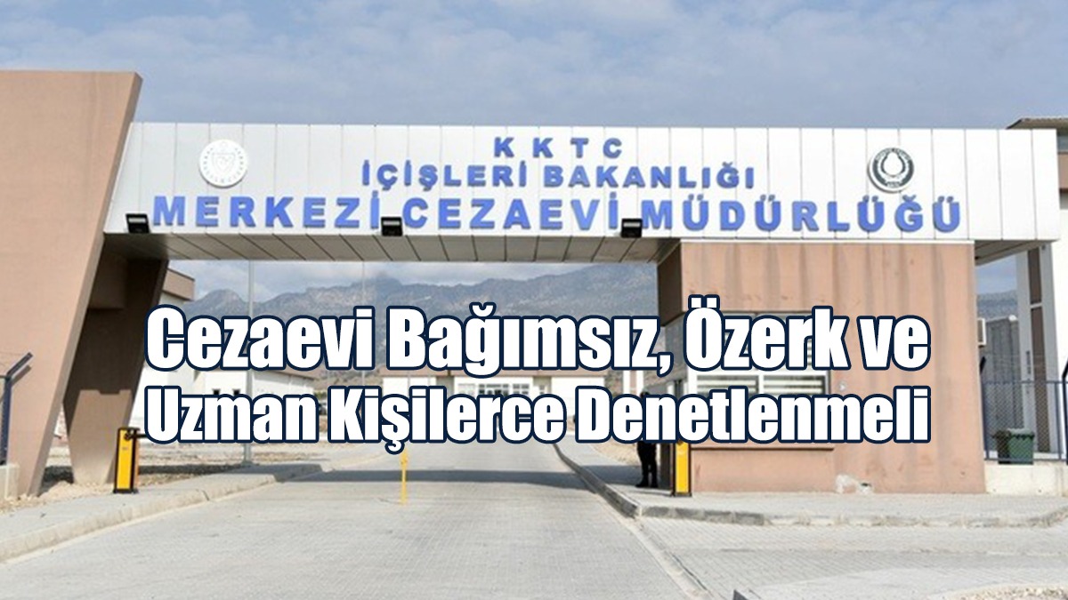 Cezaevi Bağımsız, Özerk Ve Uzman Kişilerce Denetlenmeli