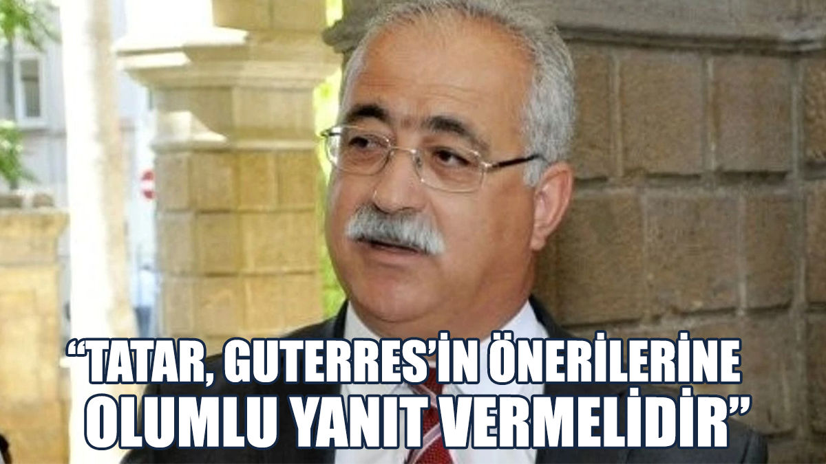 İzzet İzcan: Tatar, Guterres’in Önerilerine Olumlu Yanıt Vermeli