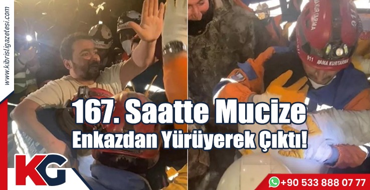 167. Saatte Mucize: Enkazdan Yürüyerek Çıktı!