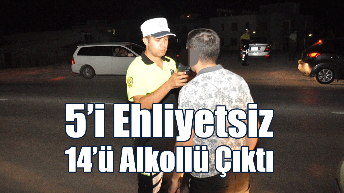 3 Sürücü Tutuklandı, 79 Araç Trafikten Men Edildi