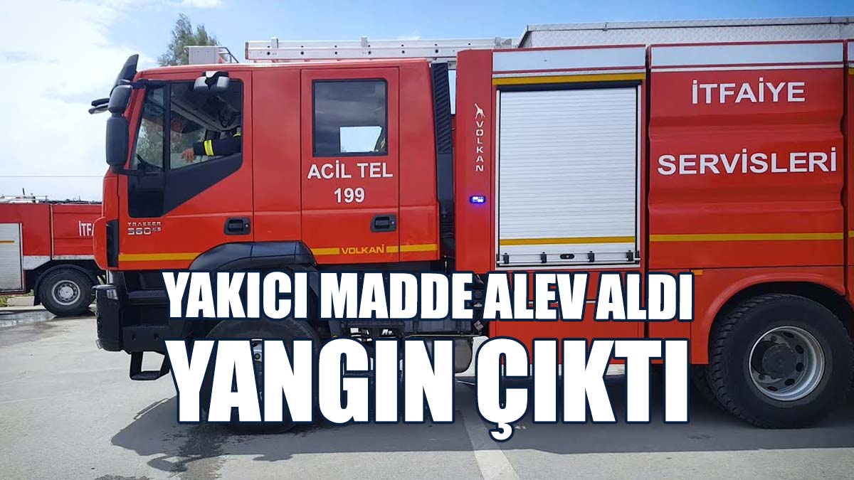 Gönyeli'de Yangın...