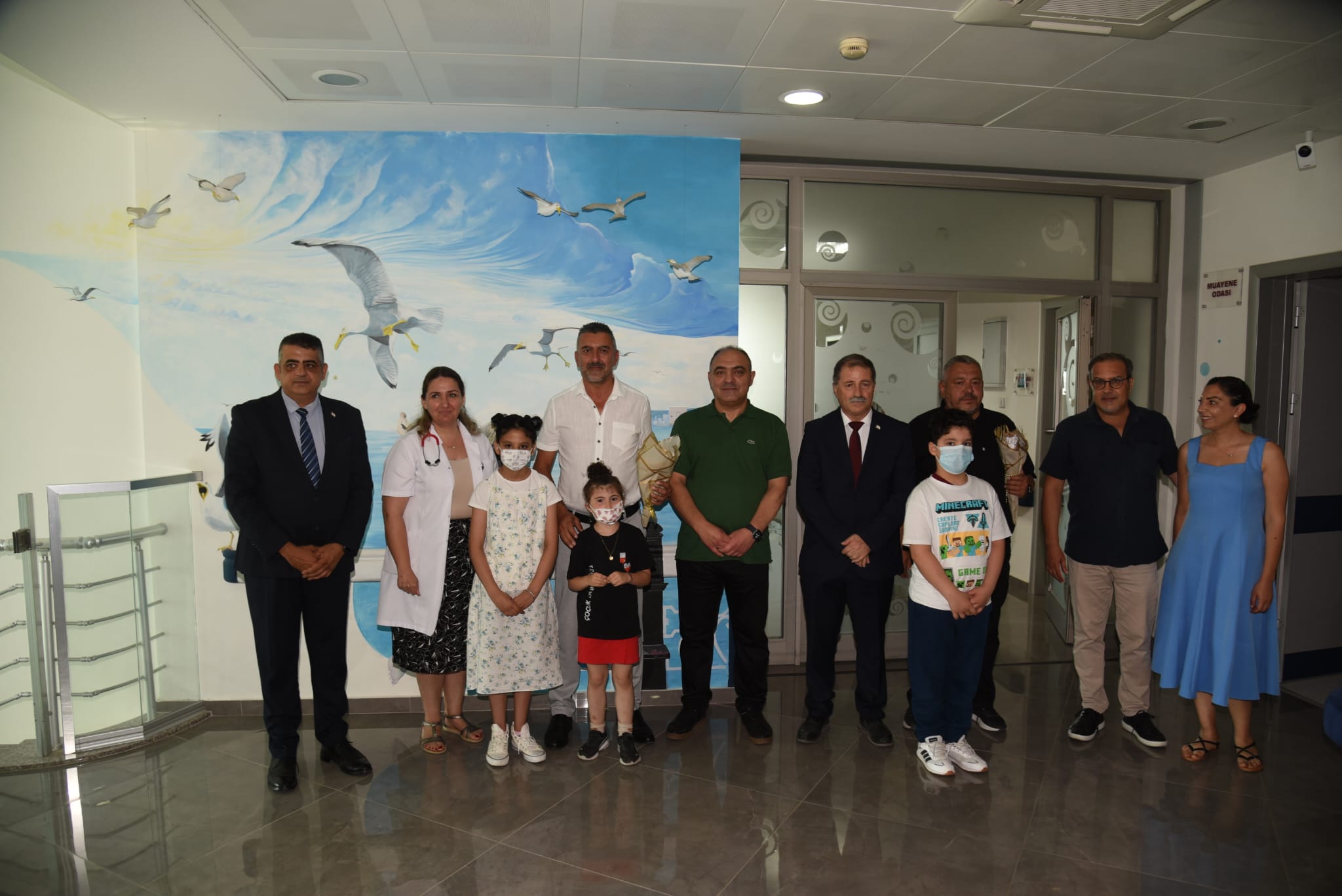 Onkoloji Bölümü'nde çocuklar bugün karnelerini aldı