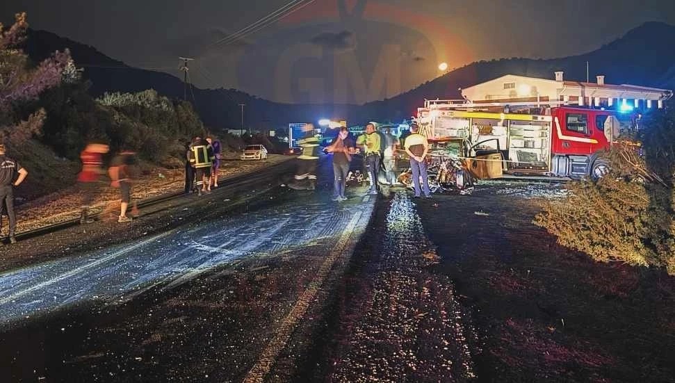 Girne-Güzelyurt ana yolunda feci kaza: 1 kişi hayatını kaybetti!