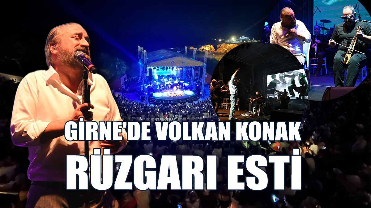 Girne'de Volkan Konak Rüzgarı Esti