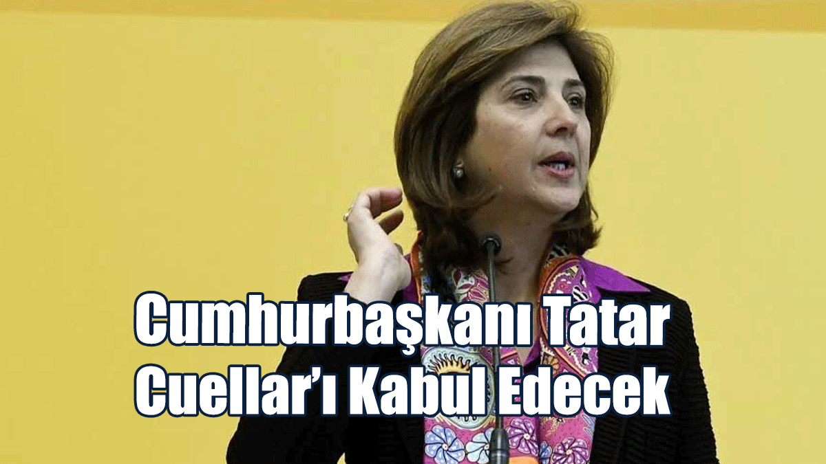Cumhurbaşkanı Tatar, bugün Maria Angela Holguin Cuellar’ı Kabul Edecek