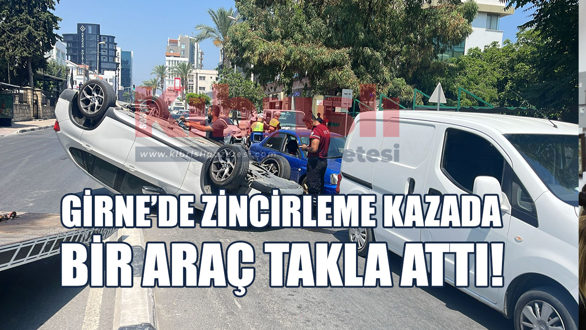 Girne'de Zincirleme Kaza...