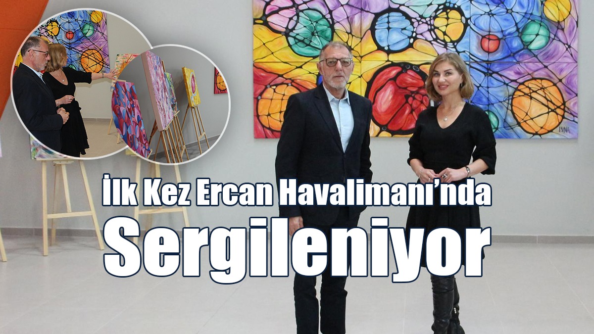 Inna Bandura’nın Ödüllü Resmi İlk Kez Ercan Havalimanı’nda Sergileniyor