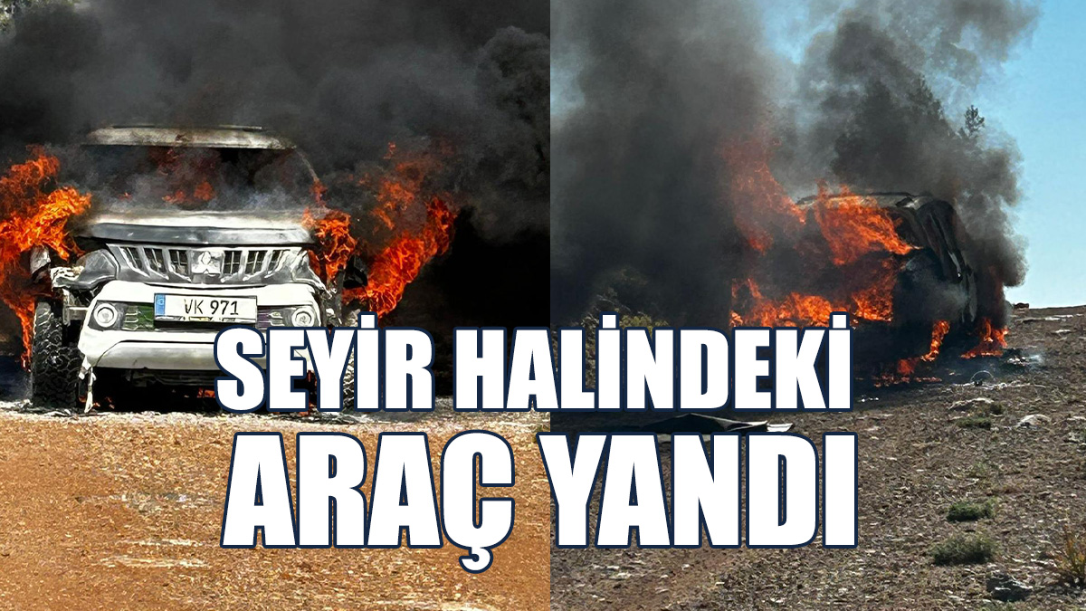 St. Hilarion’da Araç Yangını