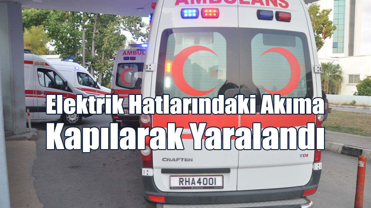 Elektrik Hatlarındaki Akıma Kapılarak Yaralandı