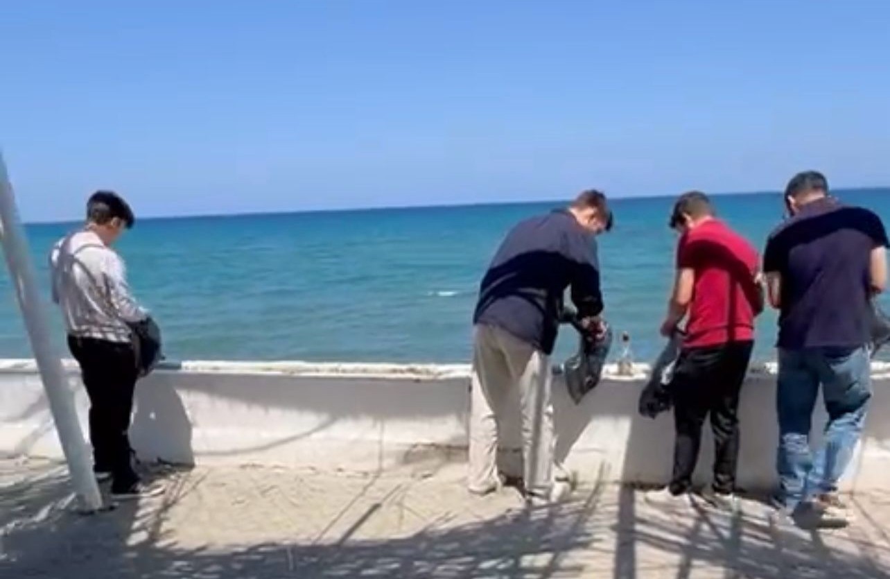 Yarattıkları Kirlilik daire personeli gözetiminde temizletildi
