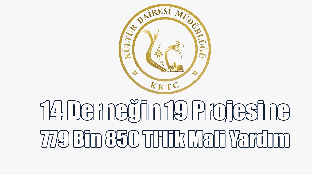 14 Derneğin 19 Projesine 779 Bin 850 Tl'lik Mali Yardım