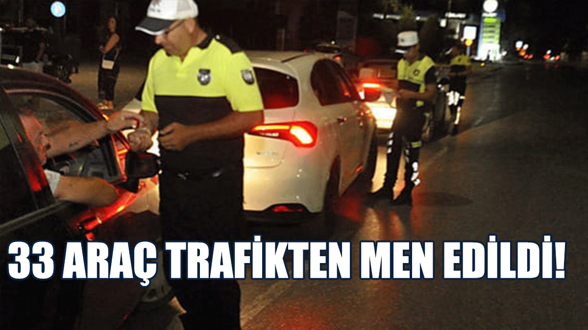 5 Sürücü Alkollü Çıktı