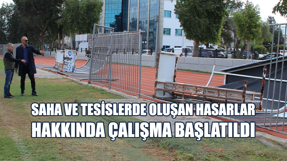 Spor Dairesi, Hasarlar Hakkında Çalışma Başlattı