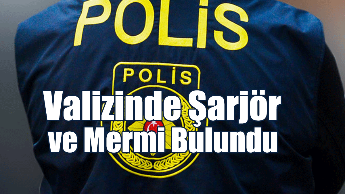 Ercan’dan Çıkış Yaparken Valizinde Şarjör Ve Mermi Bulundu