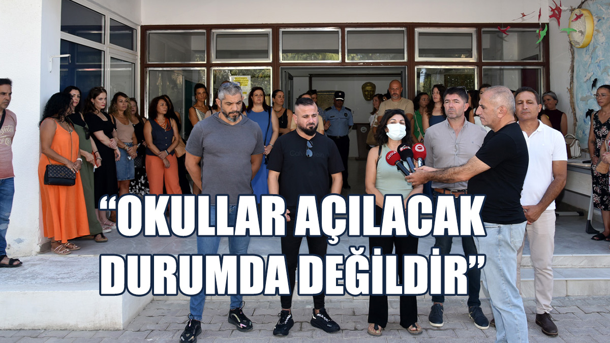 KTOEÖS, Atatürk Meslek Lisesi’nde Basın Açıklaması Yaptı