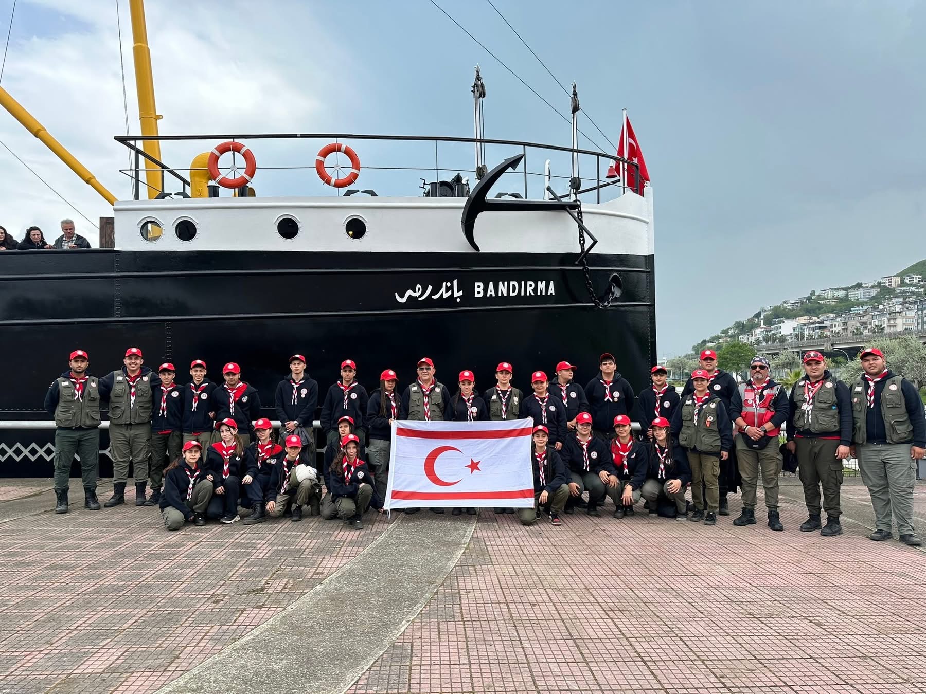 Kıbrıs Türk İzcilik Federasyonu, Samsun’da düzenlenen "Kurtuluşa İlk Adım Milli Bilinç Kampı"na katıldı