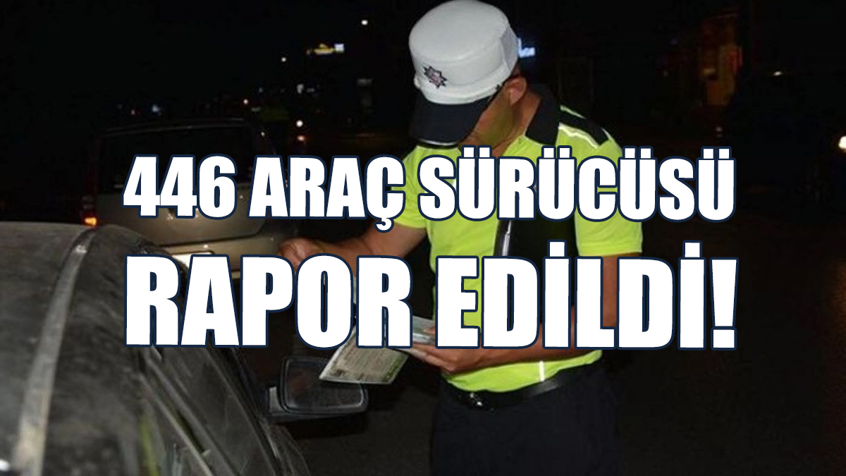 19 Araç Trafikten Menedildi!