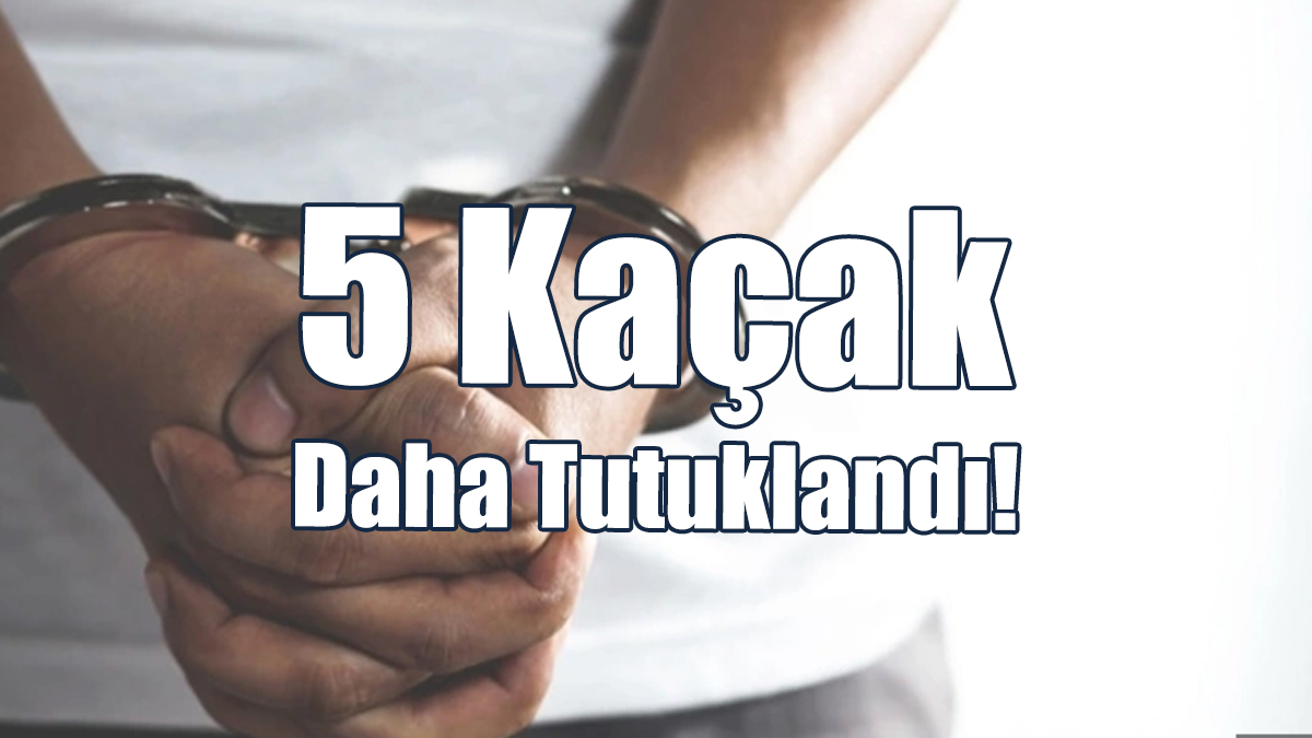 5 Kaçak Daha Tutuklandı