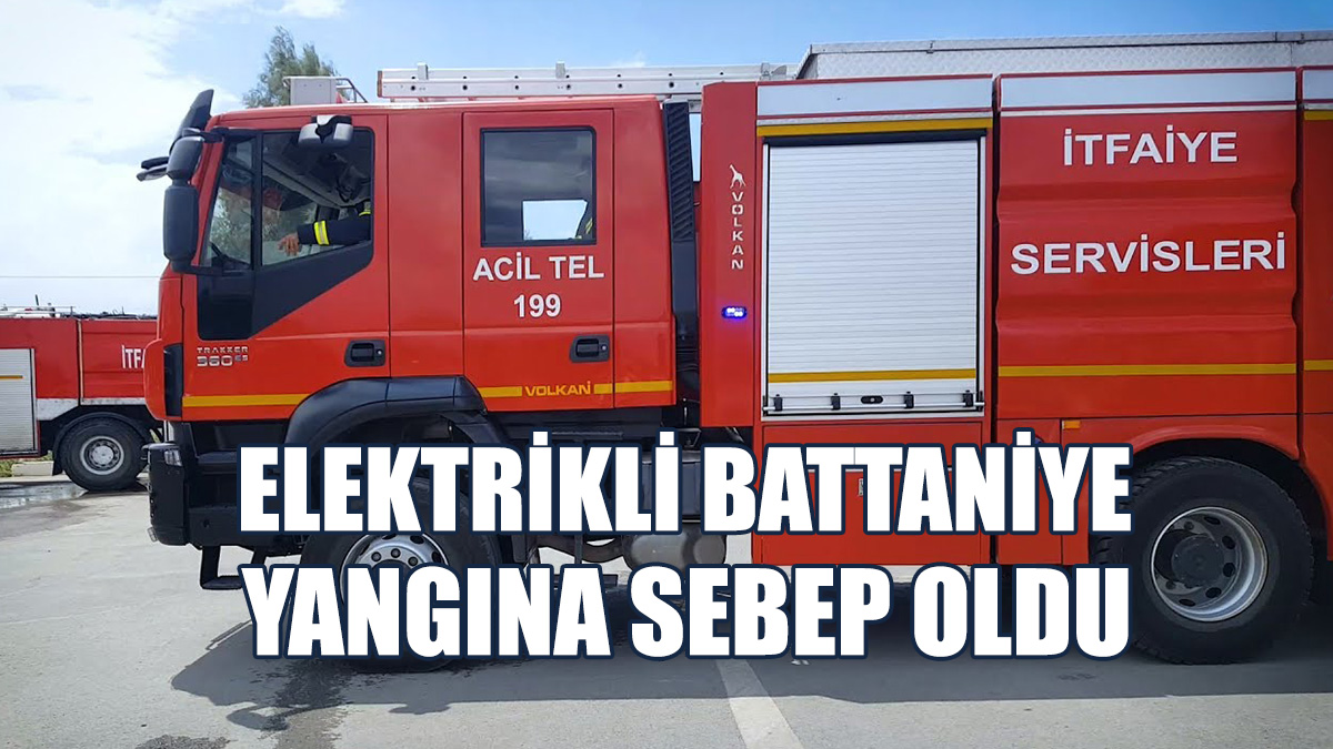 Gazimağusa'da Ev Yangını...