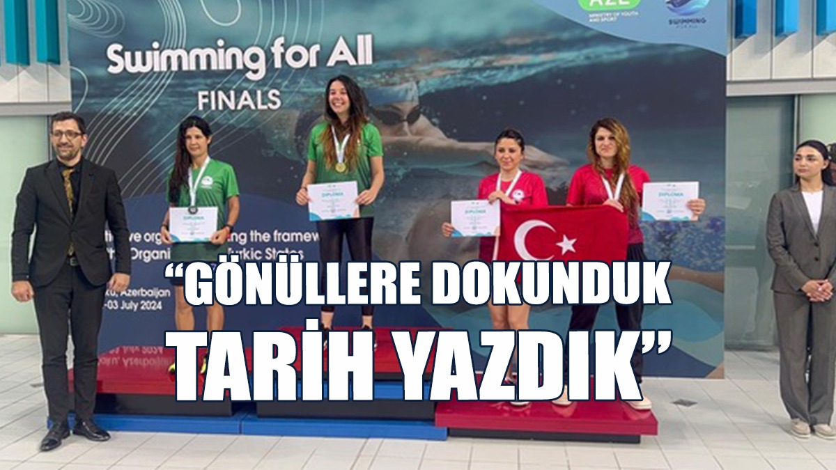 KKTC Yüzme Takımı Azerbaycan’da Tarihi Başarılar Elde Etti