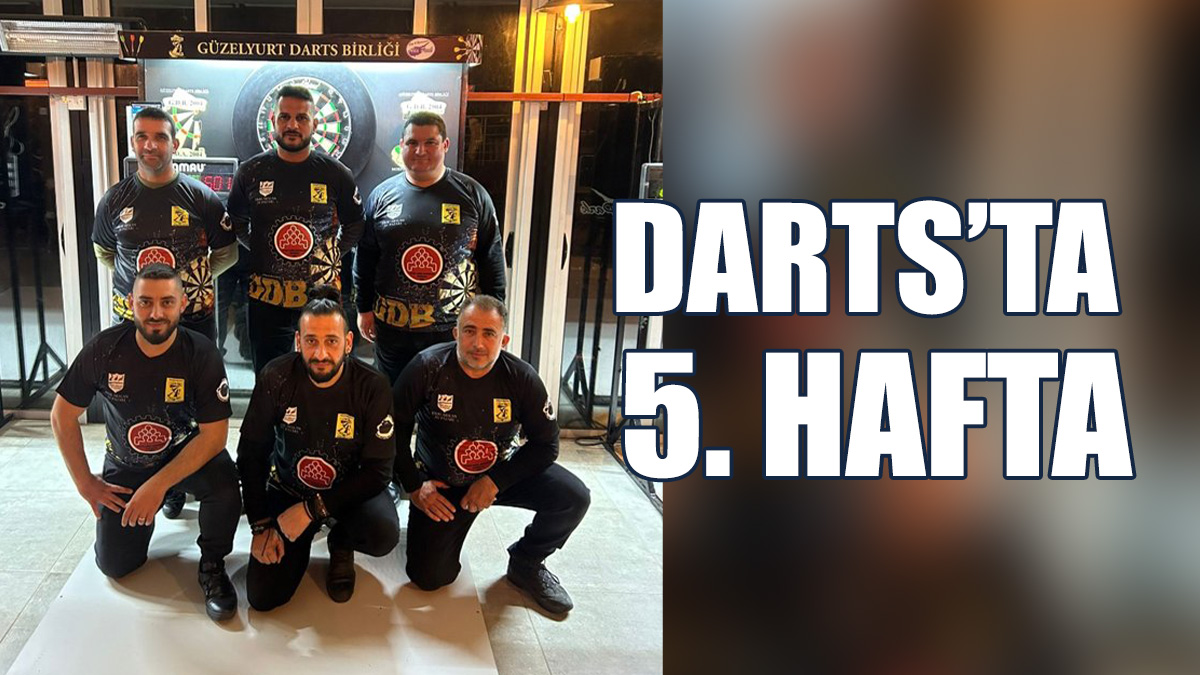 B Grubunda Kıbrıs Dart Derneği Liderliğini Sürdürdü