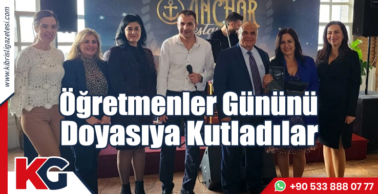 Öğretmenler Gününü Doyasıya Kutladılar