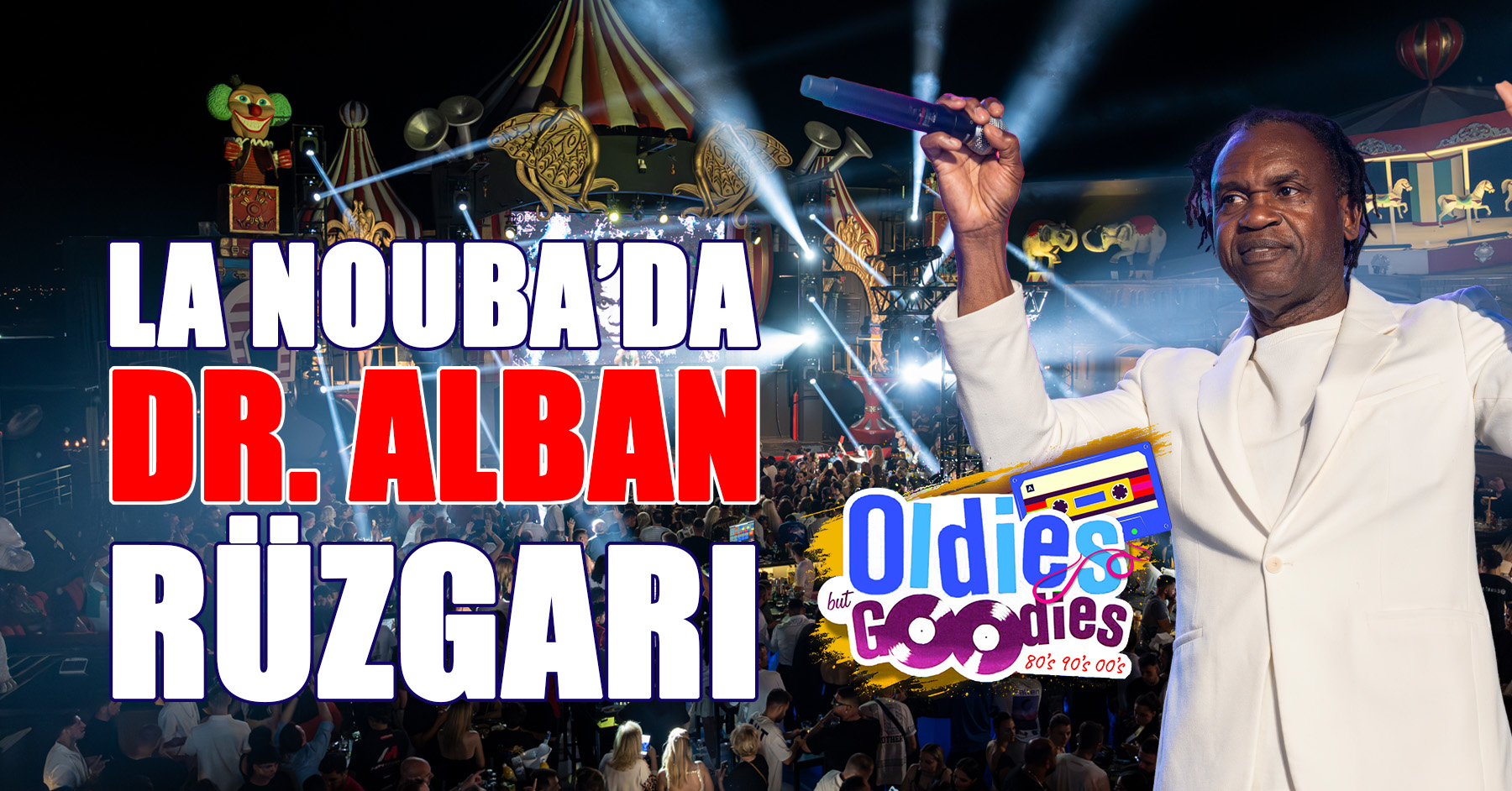 La Nouba'da Dr. Alban Rüzgarı