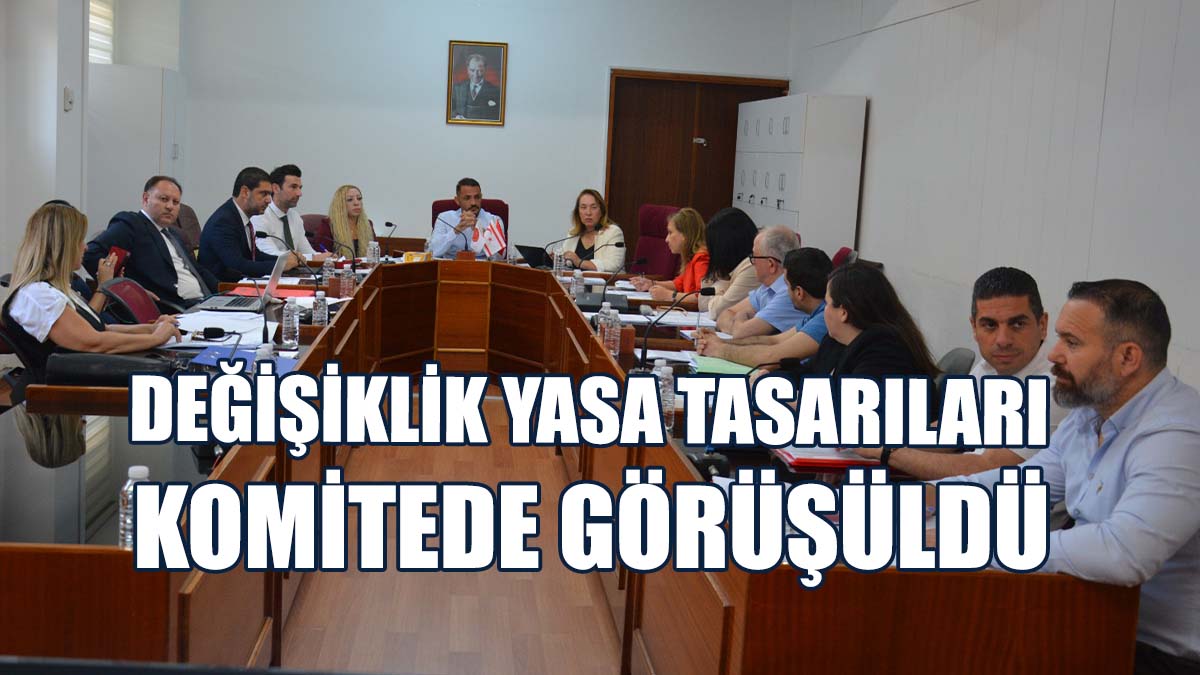 Değişiklik Yasa Tasarıları Komitede Görüşüldü