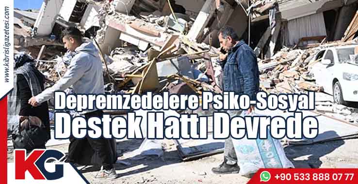 Depremzedelere Destek Hattı Devrede