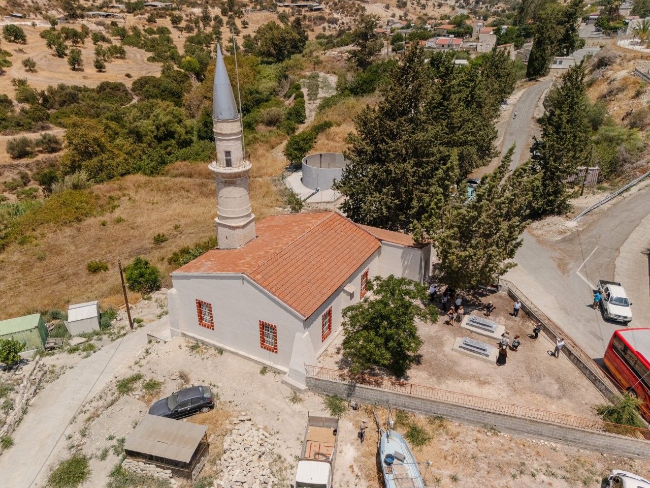 Evdim (Düzkaya) köyündeki tarihi caminin koruma çalışması tamamlandı