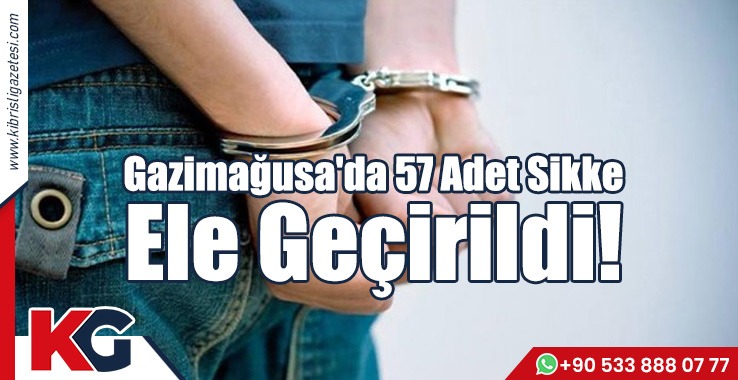 Gazimağusa'da 57 Adet Sikke Ele Geçirildi!