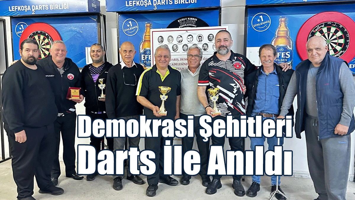 Demokrasi Şehitleri Darts İle Anıldı