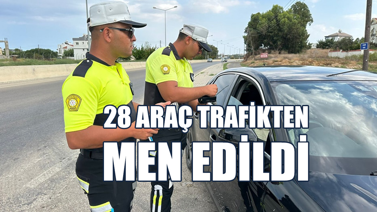 301 Sürücü Rapor Edildi