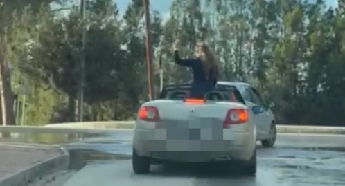 Ters yönde giden TIR ile ayakta yolcu taşıyan sürücülere ceza!