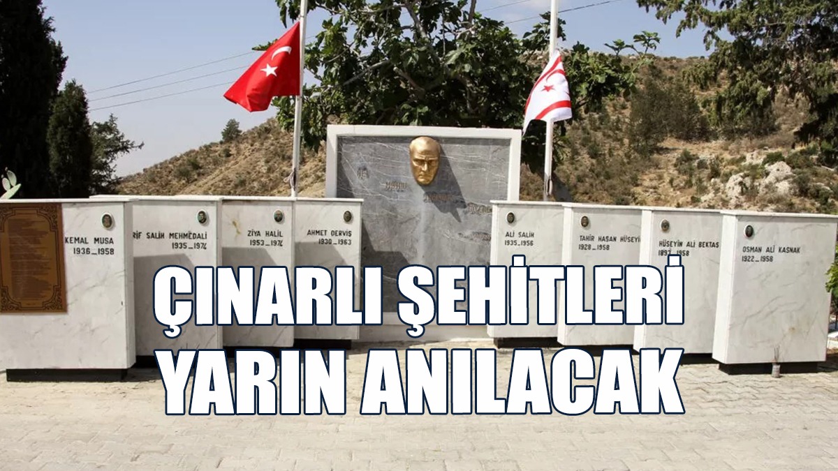 Çınarlı Şehitleri Yarın Anılacak