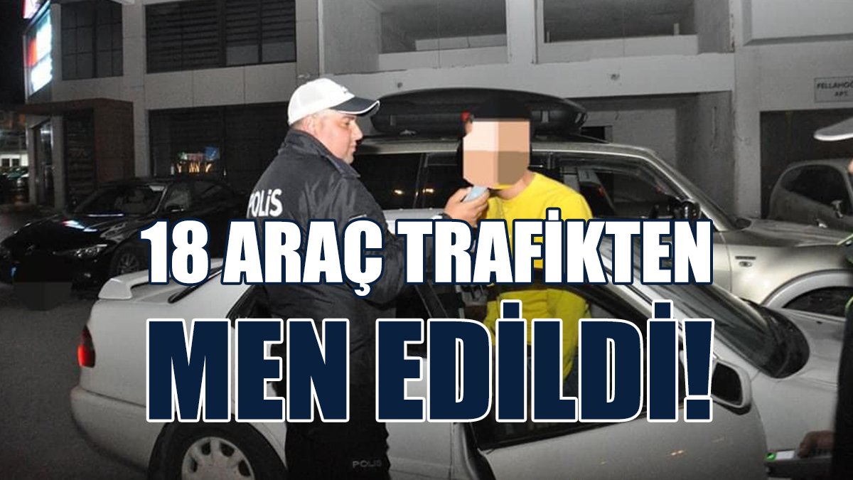 Bayramın Birinci Gününde 1059 Sürücü Kontrol Edildi