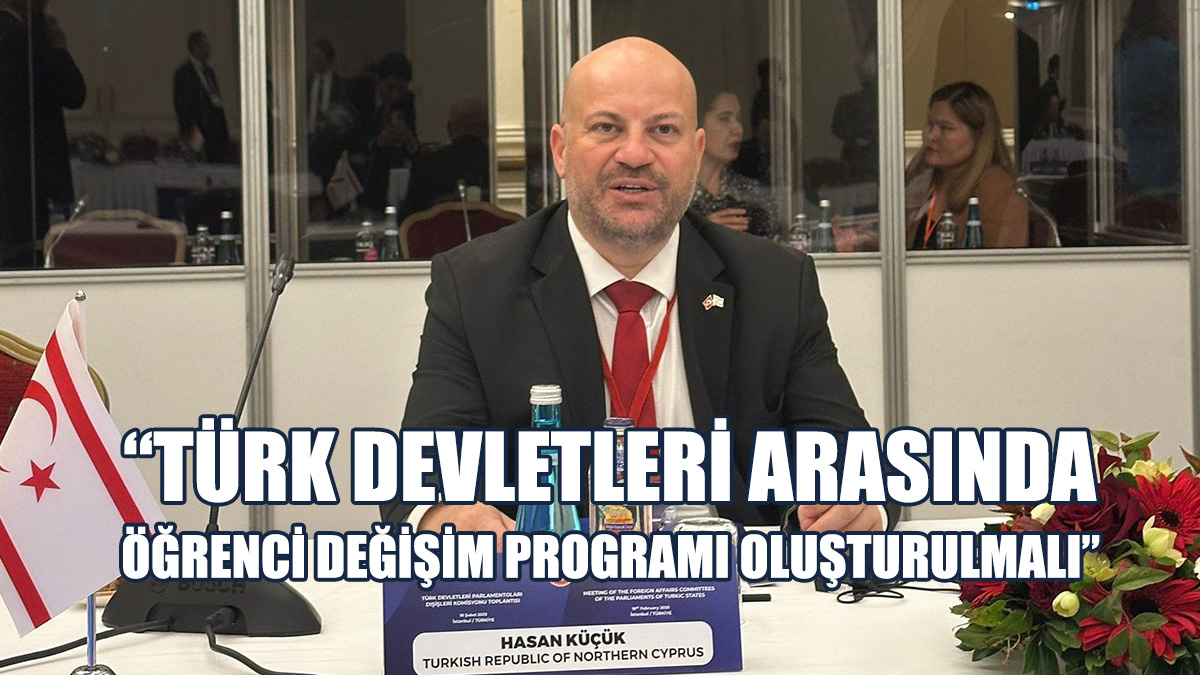 Küçük, TDT Toplantısında Yaptığı Konuşmaya İlişkin Bilgileri Paylaştı