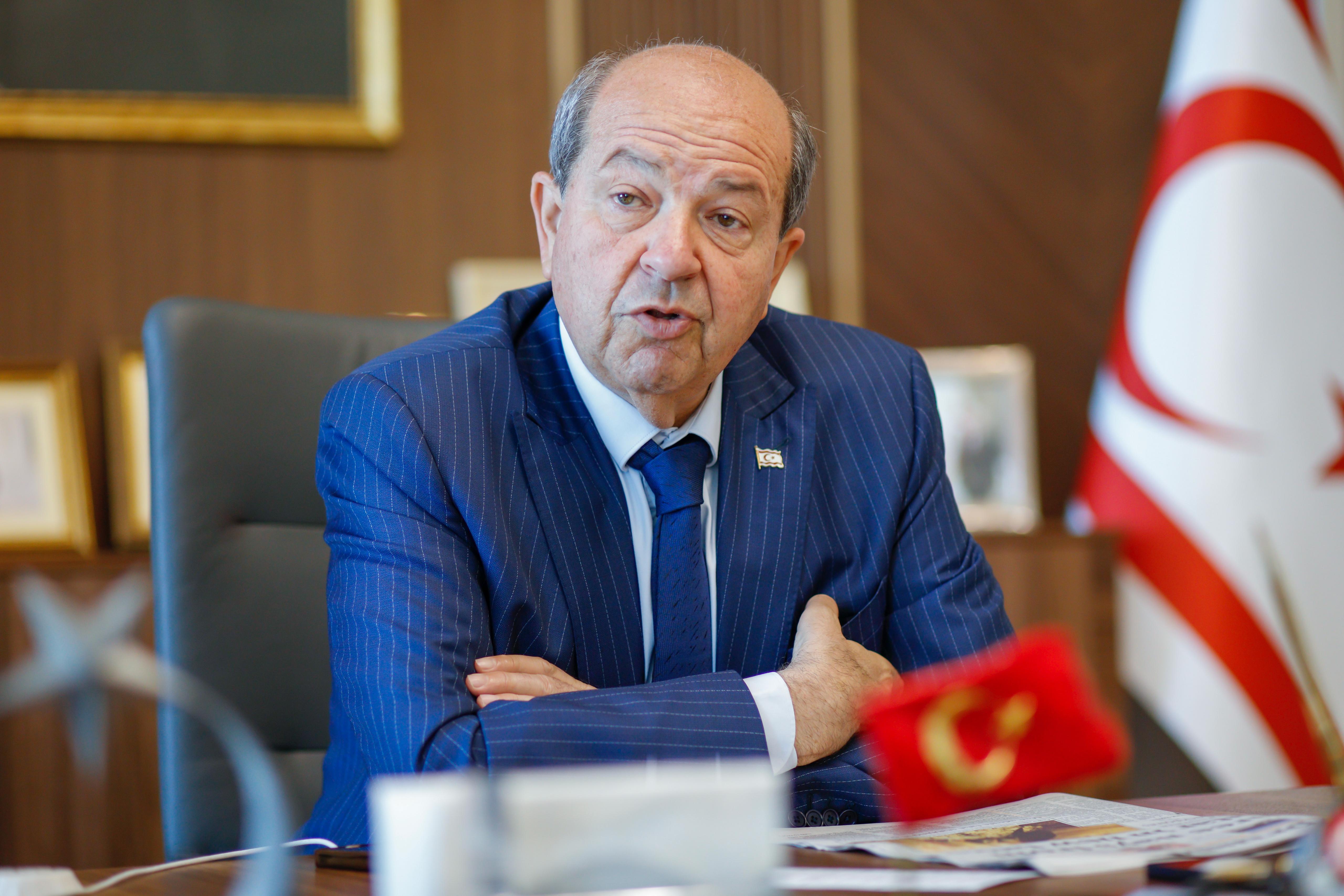 Tatar: Kıbrıslı Türklerin sinir uçlarıyla oynamak kimseye fayda sağlamaz