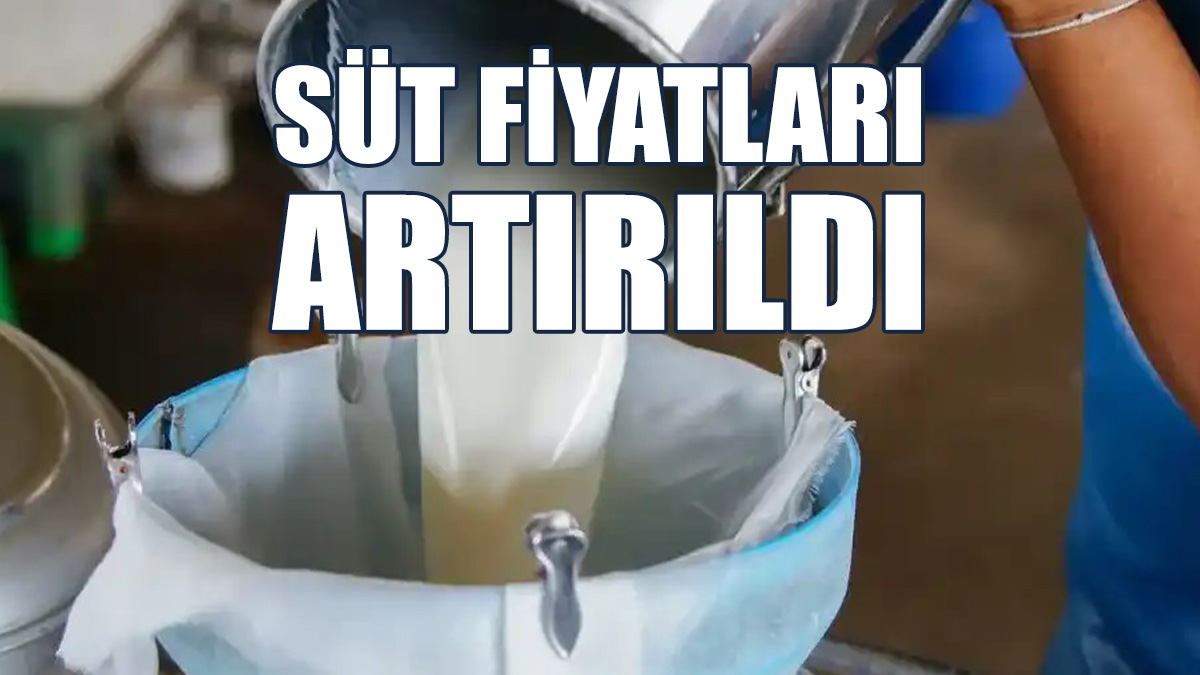 İnek, Keçi Ve Koyun Sütü Fiyatlarının Artırıldığı Duyurudu