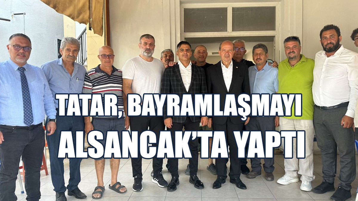 Tatar, Bayramlaşmayı Alsancak’ta Yaptı