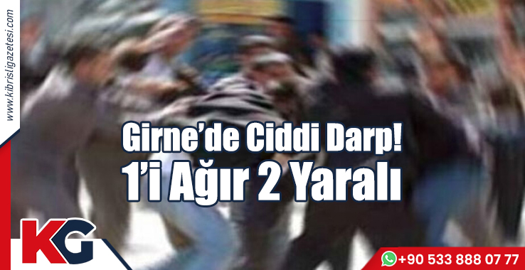 Girne’de Ciddi Darp! 1’i Ağır 2 Yaralı