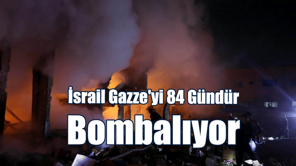 İsrail'in Gazze'ye Gece Düzenlediği Saldırılarda En Az 45 Filistinli Öldü