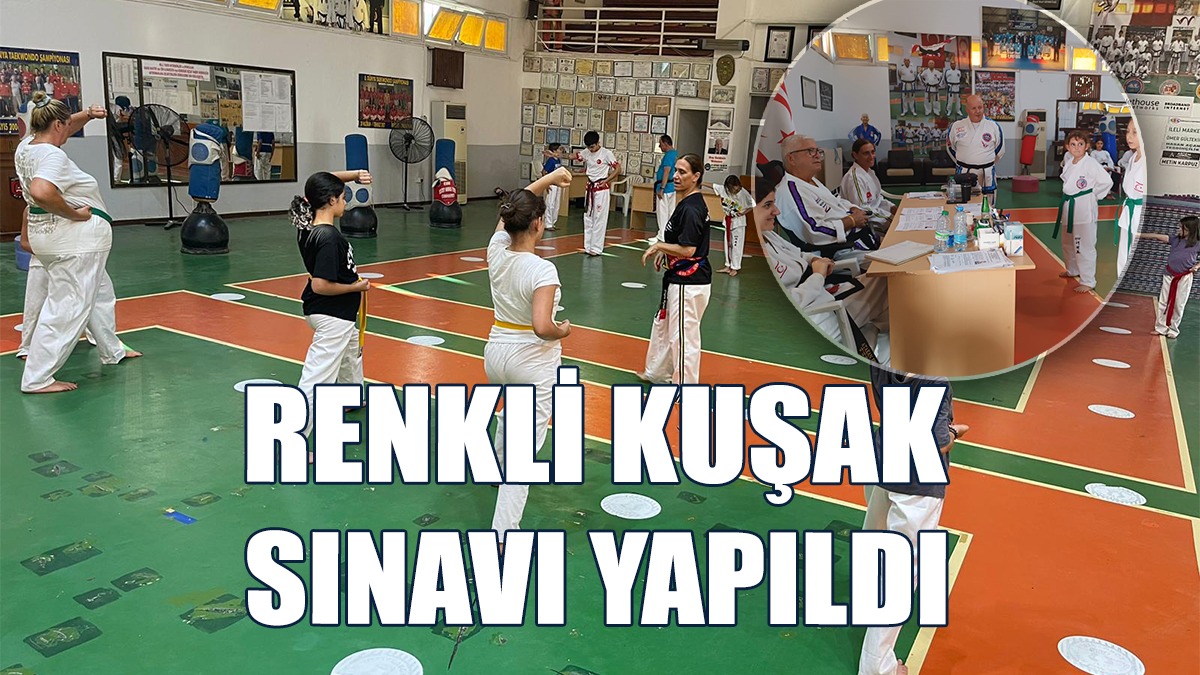 Renkli Kuşak Sınavları Yapıldı