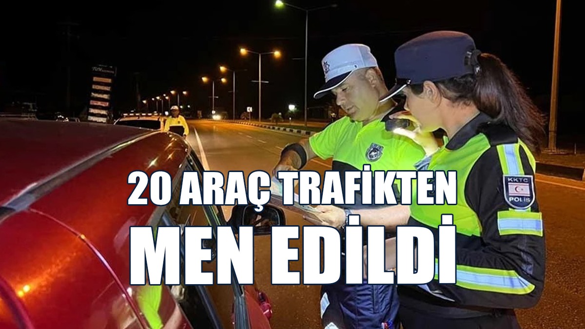 2 Bin 610 Araç Sürücüsü Kontrol Edildi